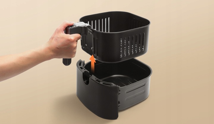 FRYTKOWNICA BEZTŁUSZCZOWA AIR FRYER 7L 1900W XL FRYTOWNICA LCD SMART