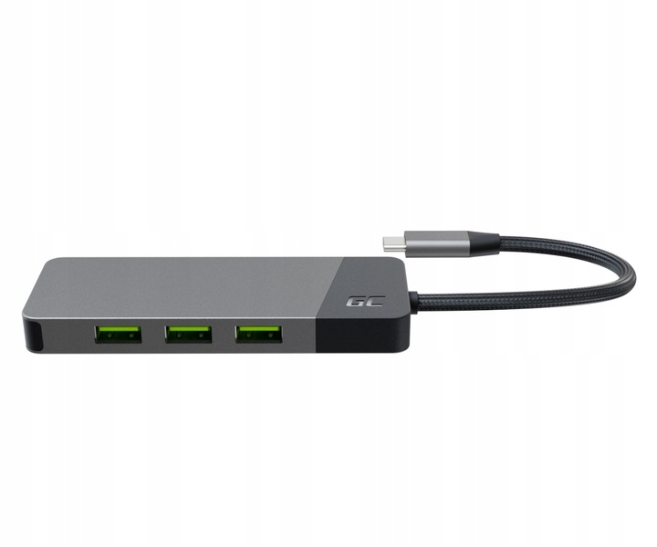 Adapter HUB GC Connect 7w1 USB-C 3xUSB HDMI PD 85W