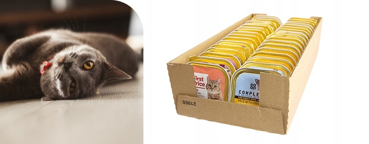 Karma Mokra dla kota Mix Smaków 34x 100g /85g Zestaw Różnych Producentów