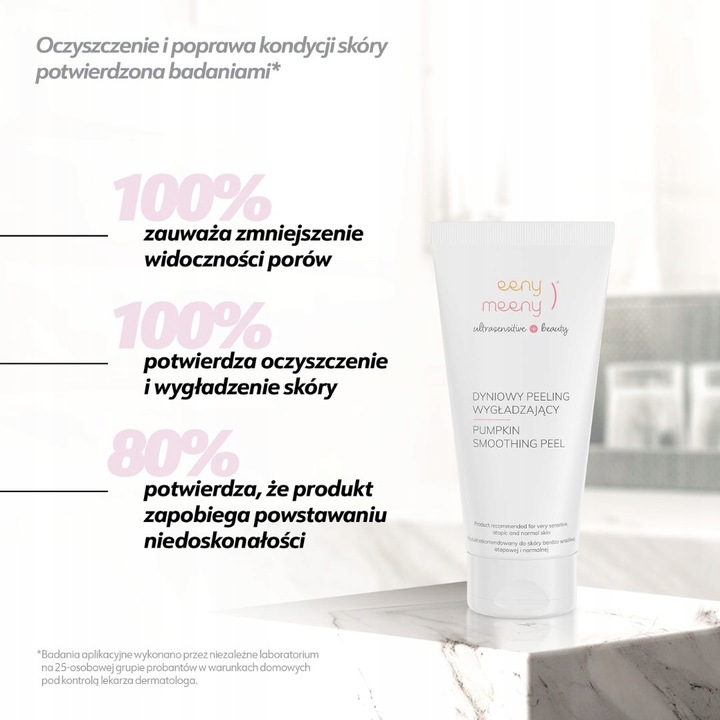 Dyniowy peeling wygładzający do twarzy eeny meeny 50 ml