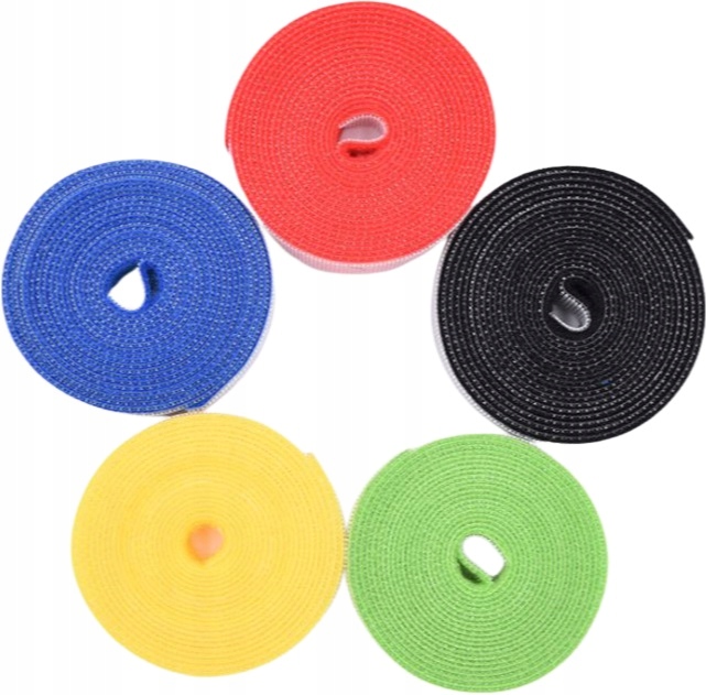 Taśma opaska rzep rzepowa organizer kabli 15mm 25m