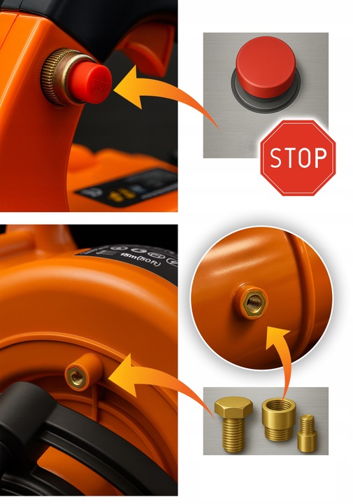 DMUCHAWA SPALINOWA OGRODOWA ODKURZACZ z ROZDRABNIACZEM LIŚCI MP0080