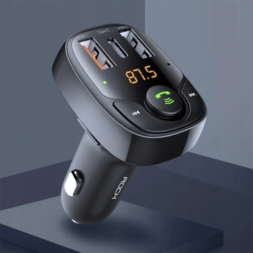 TRANSMITER FM Z ŁADOWARKĄ QC4.0 PD USB-C ROCK B301