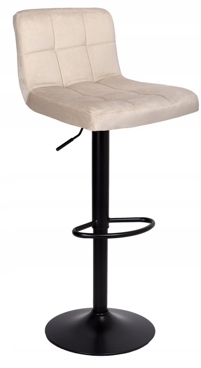 HOKER WELUROWY PIKOWANY OBROTOWY REGULOWANY KRZESŁO BAROWE DO JADALNI