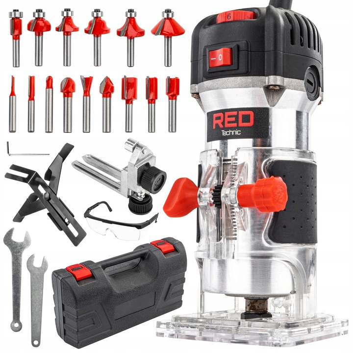 FREZARKA GÓRNOWRZECIONOWA KRAWĘDZIOWA WYCINARKA ELEKTRYCZNA WALIZKA +