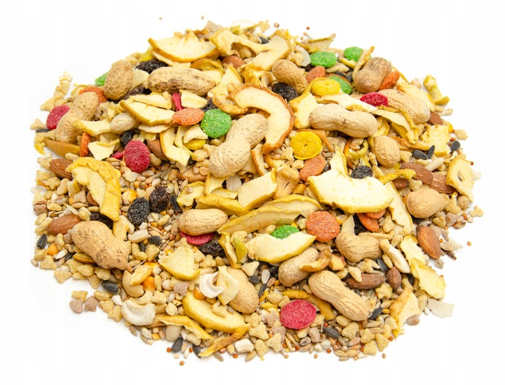 KARMA KOKTAJLOWA POKARM ZIARNO ORZECHY DLA PAPUG DUŻYCH I ŚREDNICH 10L