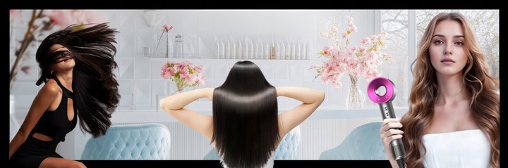 Suszarka Do Włosów Z DYFUZOREM Prezent Cicha Jonizacją Końcówki 5w1