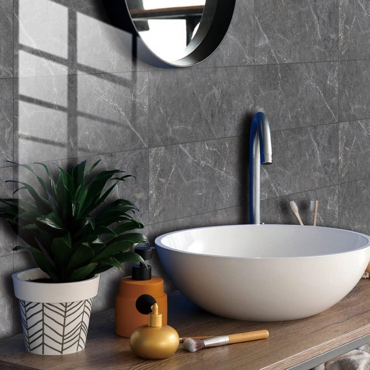 10X SAMOPRZYLEPNE PANEL SZARY MARMUR PCV ŚCIENNE PANELE LAMINAT