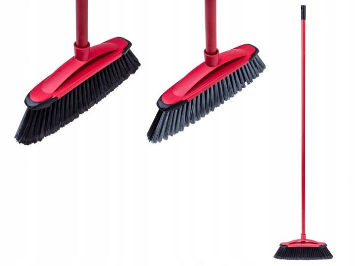 VILEDA Szczotka miotła Uniwersalna 2 w 1 z kijem
