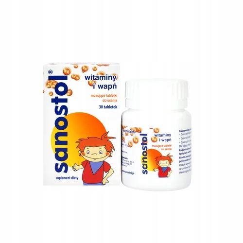 Sanostol 30 tabletek musujących do ssania