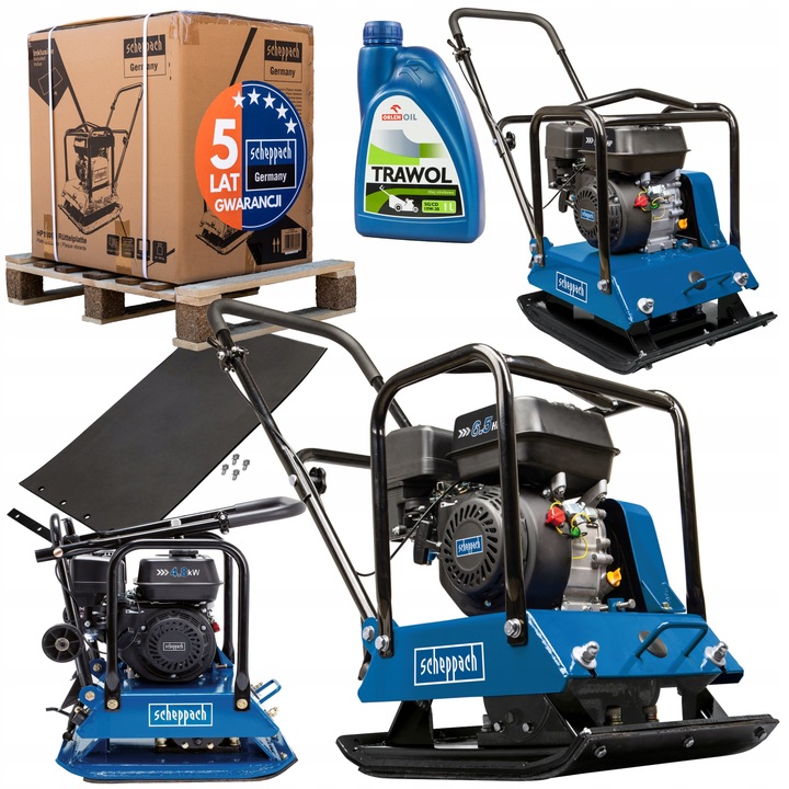 ORYGINALNA Zagęszczarka Gruntu Spalinowa 94kg 23kN HP1800S + MATA + OLEJ 1L