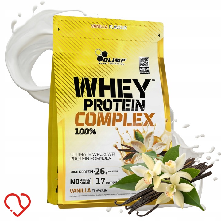 BIAŁKO WHEY wpc Olimp 100 % protein complex 700g smak - Wanilia