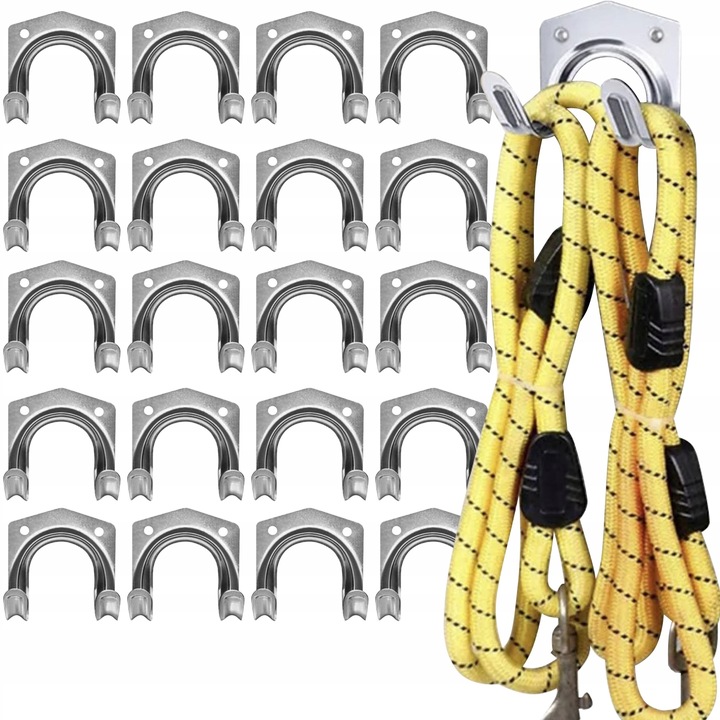 WIESZAK ŚCIENNY NA NARZĘDZIA OGRODOWE UCHWYT MIOTŁY GRABIE MOP ŁOPATE