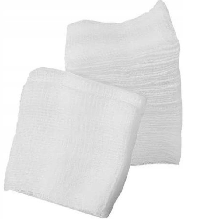 Kompresy gazowe niejałowe 17N8W 5 x 5 a100SZT x 100 opakowań