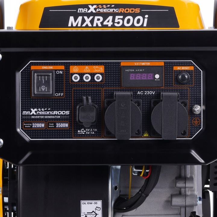 3.5KW Agregat Prądotwórczy Generator Inwertorowy 26kg 2x USB Gniazda