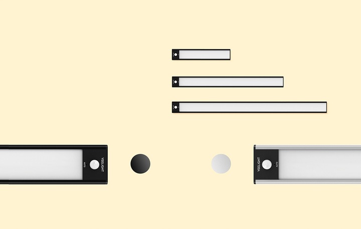 Lampka Do Szafy Z Czujnikiem Listwa Yeelight 40cm Czarna 2700k Magnes