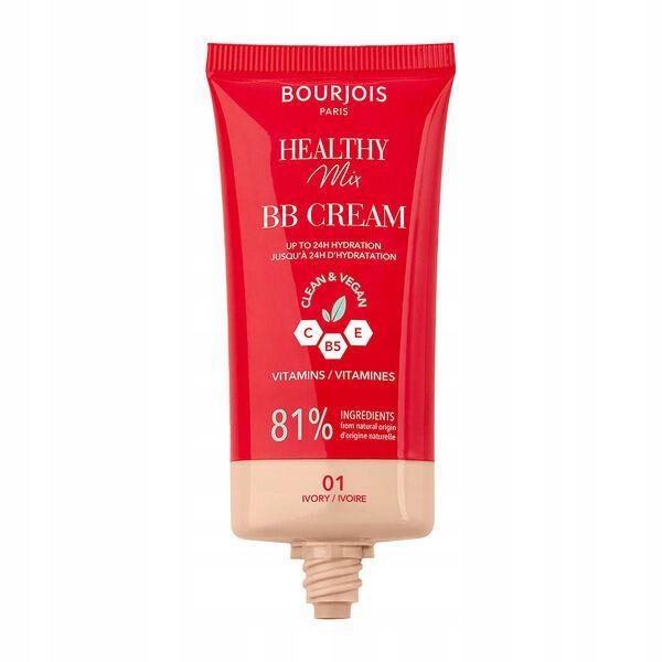 Bourjois Healthy Mix BB Cream Krem BB kryjąco - nawilżający - 01 Ivory