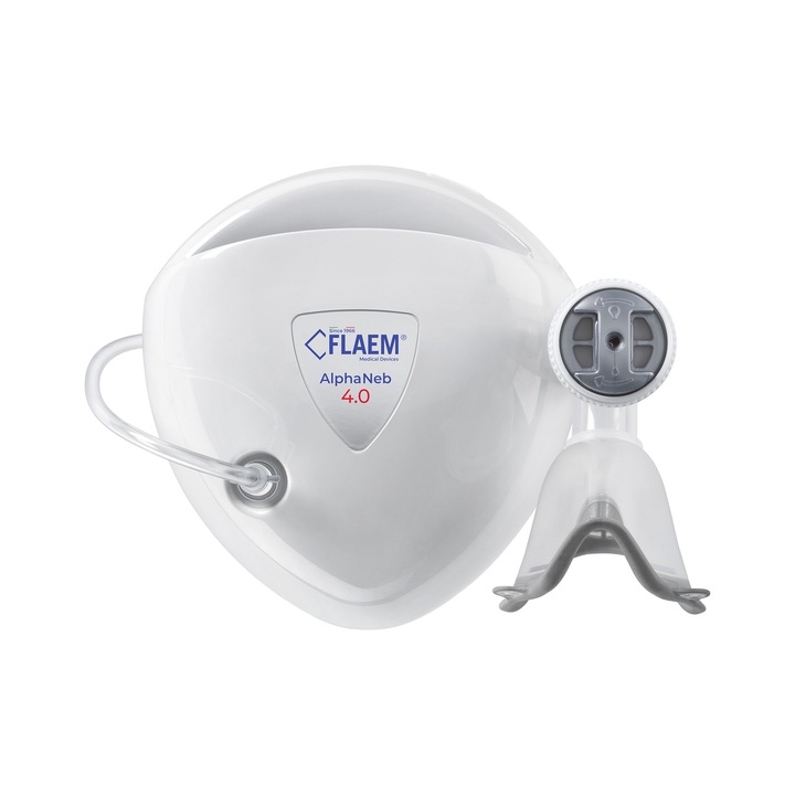 INHALATOR NEBULIZATOR TŁOKOWY DLA DZIECI DOROSŁYCH FLAEM ALPHANEB 4POZIOMY