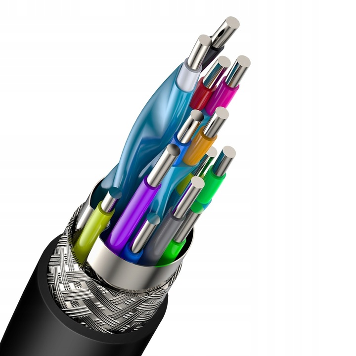 KABEL PRZEWÓD HDMI DO HDMI 2.0 BASEUS 4K 60HZ FULL HD ARC HDR 2M 200cm