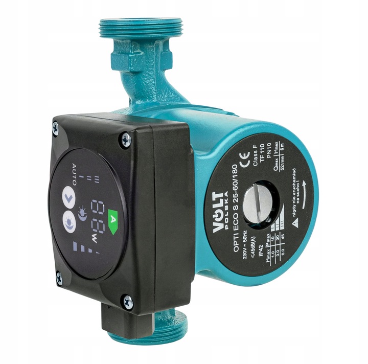 POMPA OBIEGOWA 25-60 180 CYRKULACYJNA DO PIECA CO KOTŁA ENERGOOSZCZĘDNA LCD