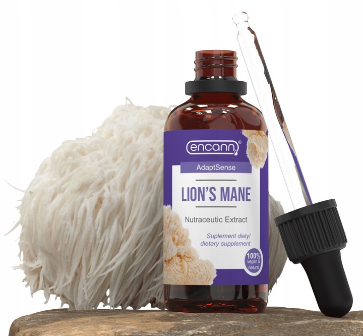 Encann Lion's Mane (Soplówka Jeżowata) - silny ekstrakt w kroplach 50 ml