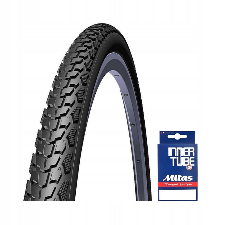 Opona rowerowa 28 i dętka 700 x 40C 42-622 zestaw do roweru opony dętki