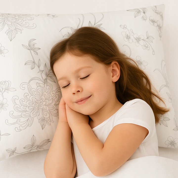 Antyalergiczna miękka puszysta poduszka 70x80 Wzór kwiaty Polska