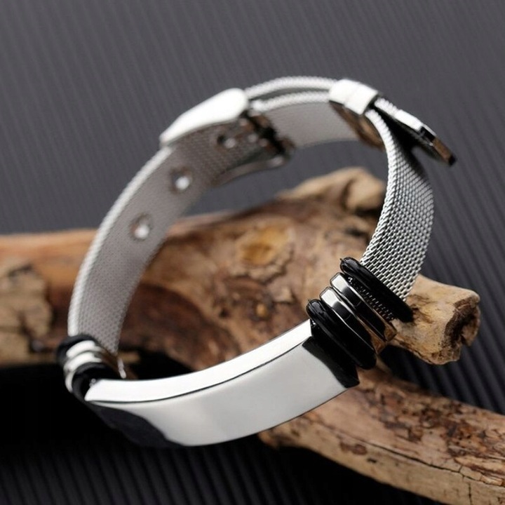 BRANSOLETKA PREZENT DLA SYNA OD MAMY TATY GRAWER