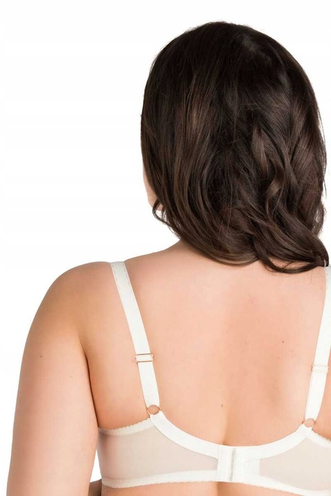 GORSENIA Biustonosz miękki z fiszbinami Cotton candy 867 kremowy 105C