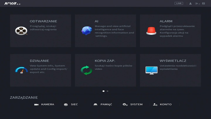 Zestaw 4 KAMER monitoring IP WizSense Smart Dual 8MPX TURRET białe DAHUA