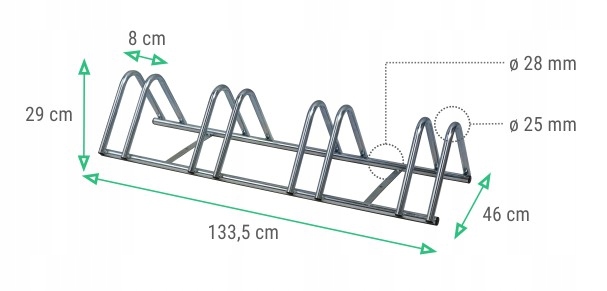 STOJAK NA ROWERY 4 ROWERY ROWER ROWEROWY OCYNK PL