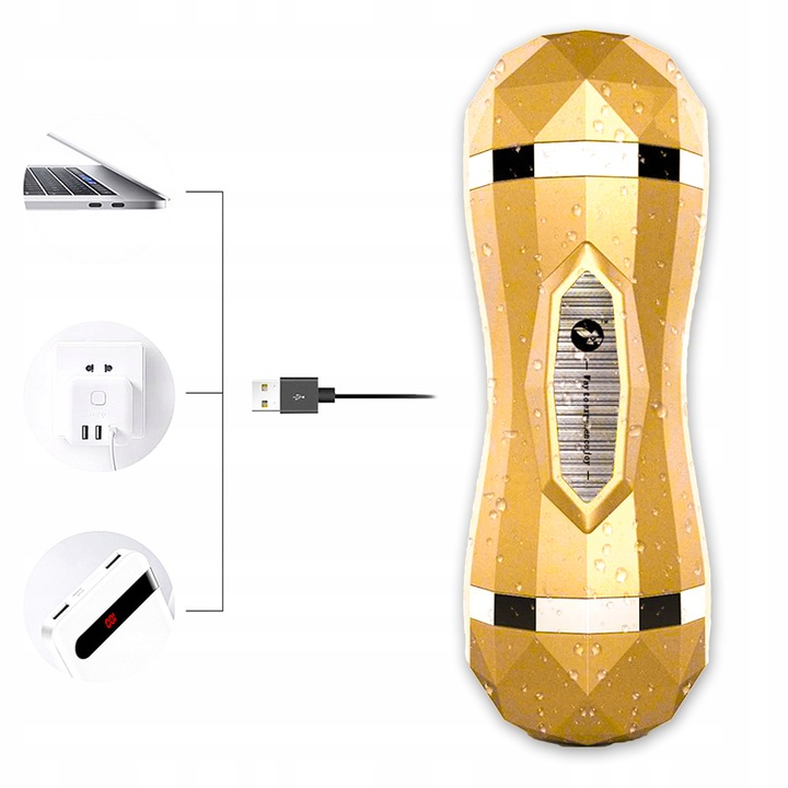 Masturbator Męski INTELIGENTNY AUTOMATYCZNY podwójny MASZYNA DO MASTURBACJI