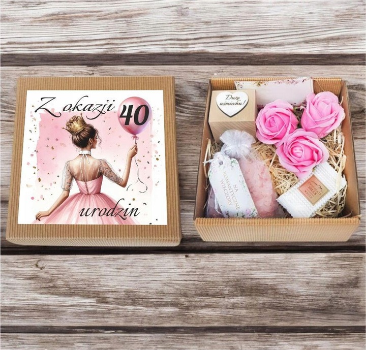 PREZENT na 40 urodziny 50 urodziny dla kobiety 20 30 60 18 KOSZ