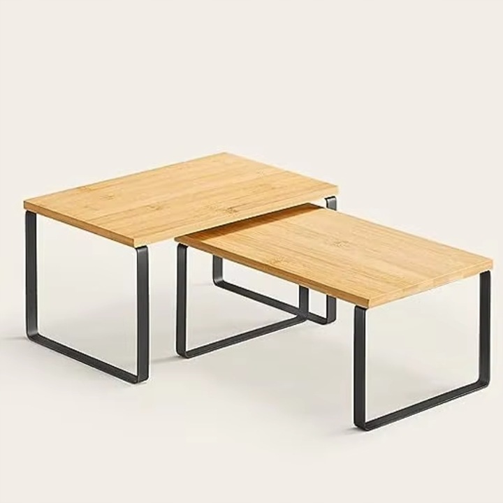 Zestaw 2 szt półek na przyprawy kubki talerze do kuchni łazienki na