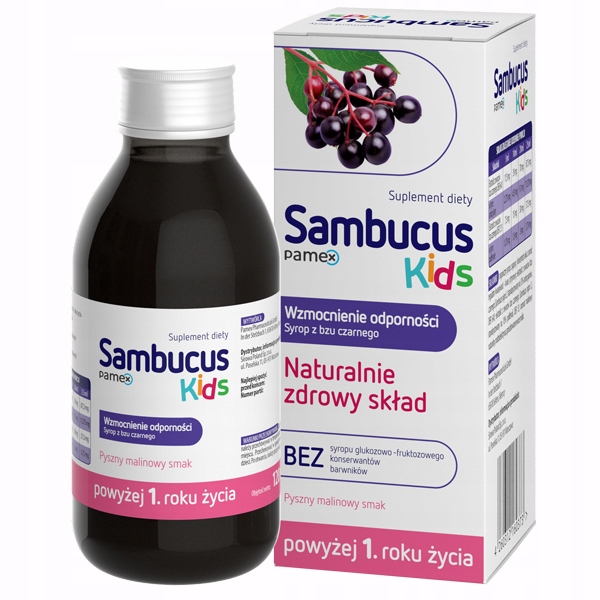 Sambucus Kids syrop z czarnym bzem 120 ml