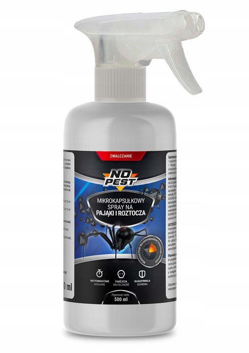 SPRAY OPRYSK PŁYN AEROZOL ŚRODEK NA PAJĄKI ROZTOCZA MIKROKAPSUŁKOWY NO