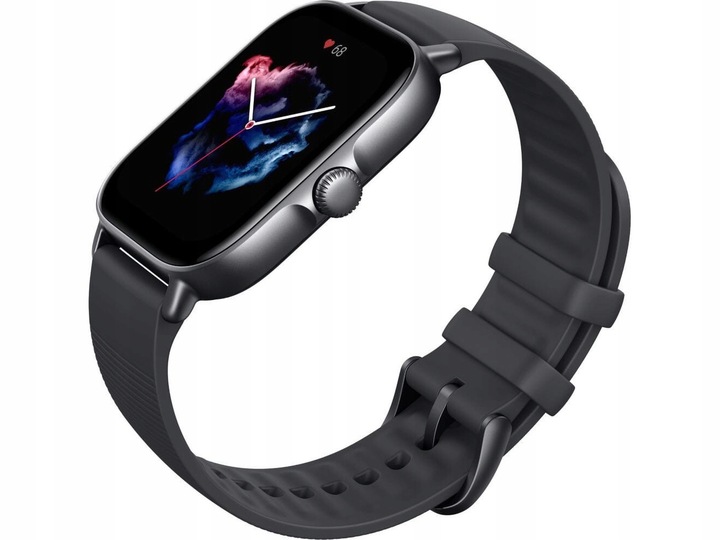 Zegarek Amazfit GTS 3 Graphite Black czarny GPS Bluetooth smartwatch