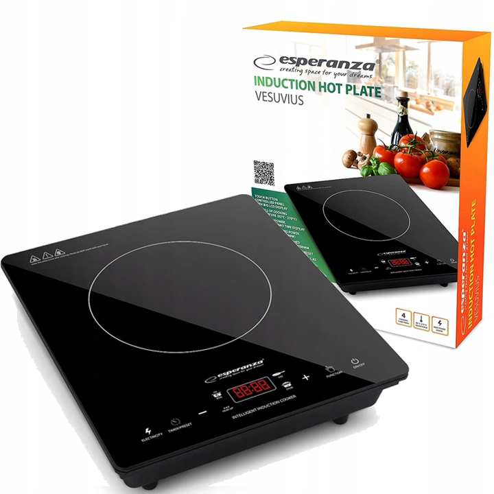 KUCHENKA INDUKCYJNA JEDNOPALNIKOWA EKH009 VESUVIUS ESPERANZA