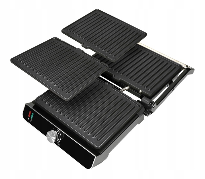 Grill Elektryczny Regulacja Temperatury Powłoka Non-Stick do Zmywarki