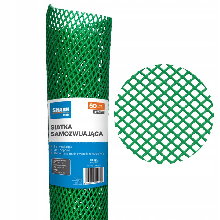 SIATKA Osłonka do drzew do drzewek Ochronna na drzewka samozwijająca