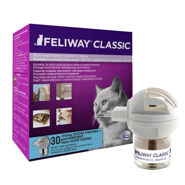 FELIWAY DYZFUZOR + wkład 48 ml feromony dla kota