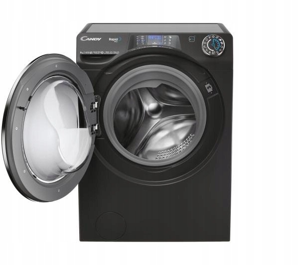 Pralka Candy RapidO Pro RP 496BWMBCB/1-S 9kg 1400 obr/min 76 dB Czarna