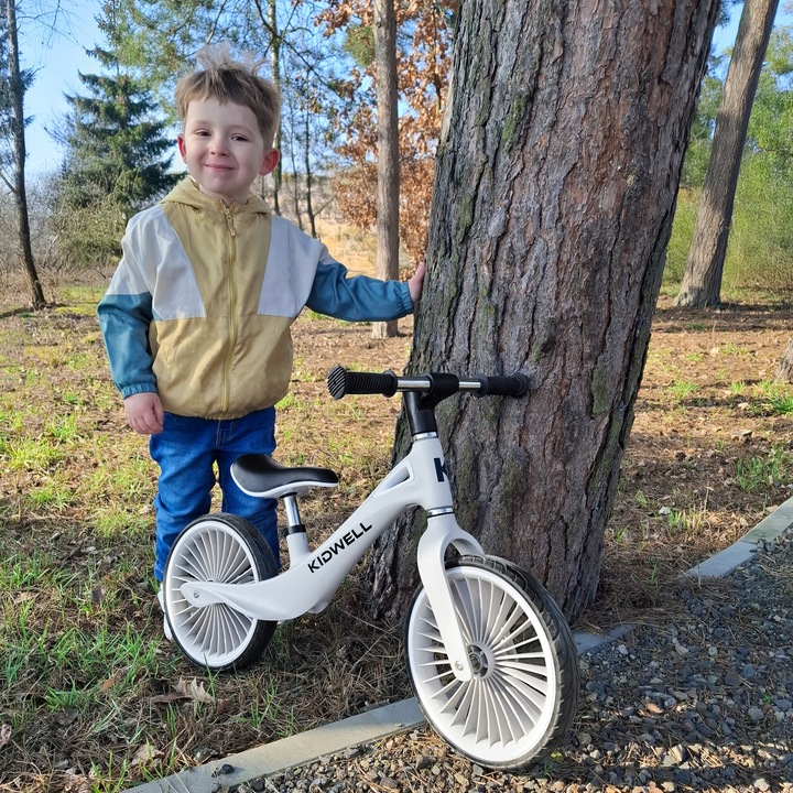 ROWEREK BIEGOWY JEŹDZIK KIDWELL NIX KOŁA 12" LEKKI REGULOWANY SZARY