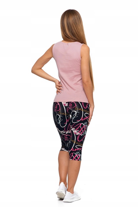 KOSZULKA DAMSKA NA RAMIĄCZKACH TANK-TOP BOKSERKA KLASYCZNA MORAJ XL RÓŻOWA