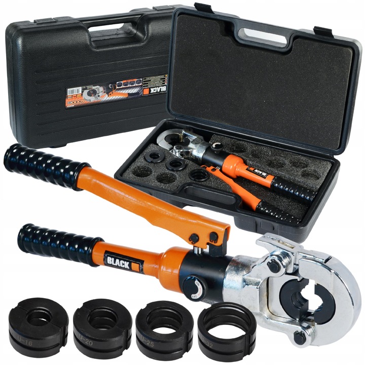 PRASKA PRASA ZACISKARKA HYDRAULICZNA DO RUR PEX RĘCZNA U 360 Ø 16-32