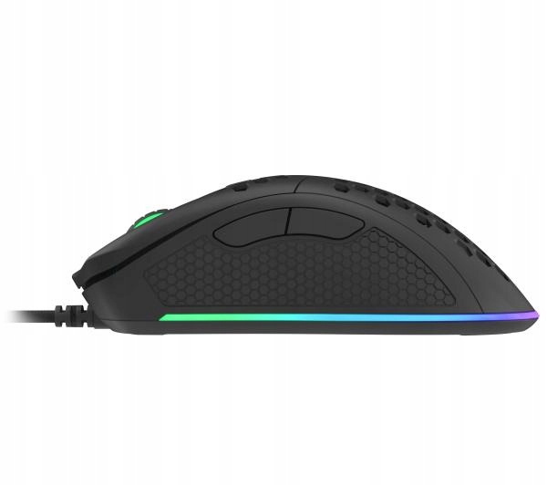 Mysz Genesis Krypton 555 USB RGB LED Gamingowa Czarna