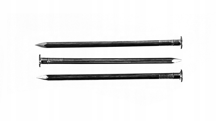 Gwoździe budowlane 2,5x50mm 2 cale Czarne Gładkie 2'' 5kg