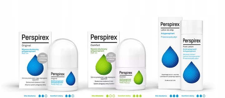 PERSPIREX Strong ANTYPERSPIRANT w kulce roll-on Dezodorant DERMO 20ml