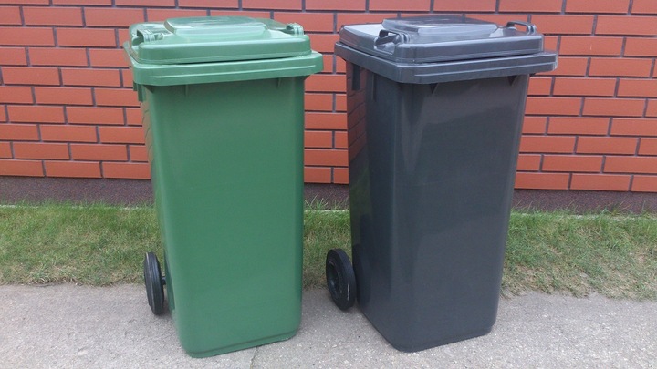 POJEMNIK KOSZ KUBEŁ 120L NA ŚMIECI ODPADY-MOCNY PL