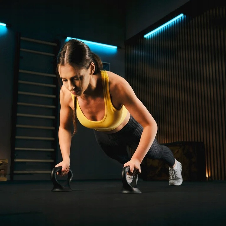 Hantle regulowane 20kg zestaw hantli 2x10kg gryf kettlebell Trex Sport